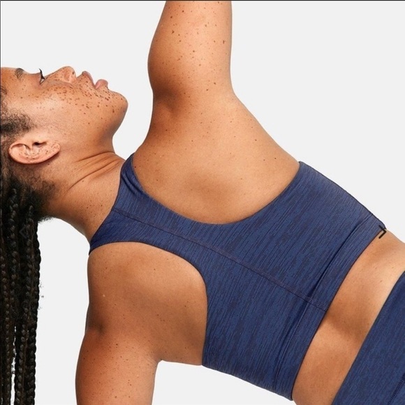 Outdoor Voices TechSweat Crop Blue Sports Bra Size Small - Picture 3 of 9